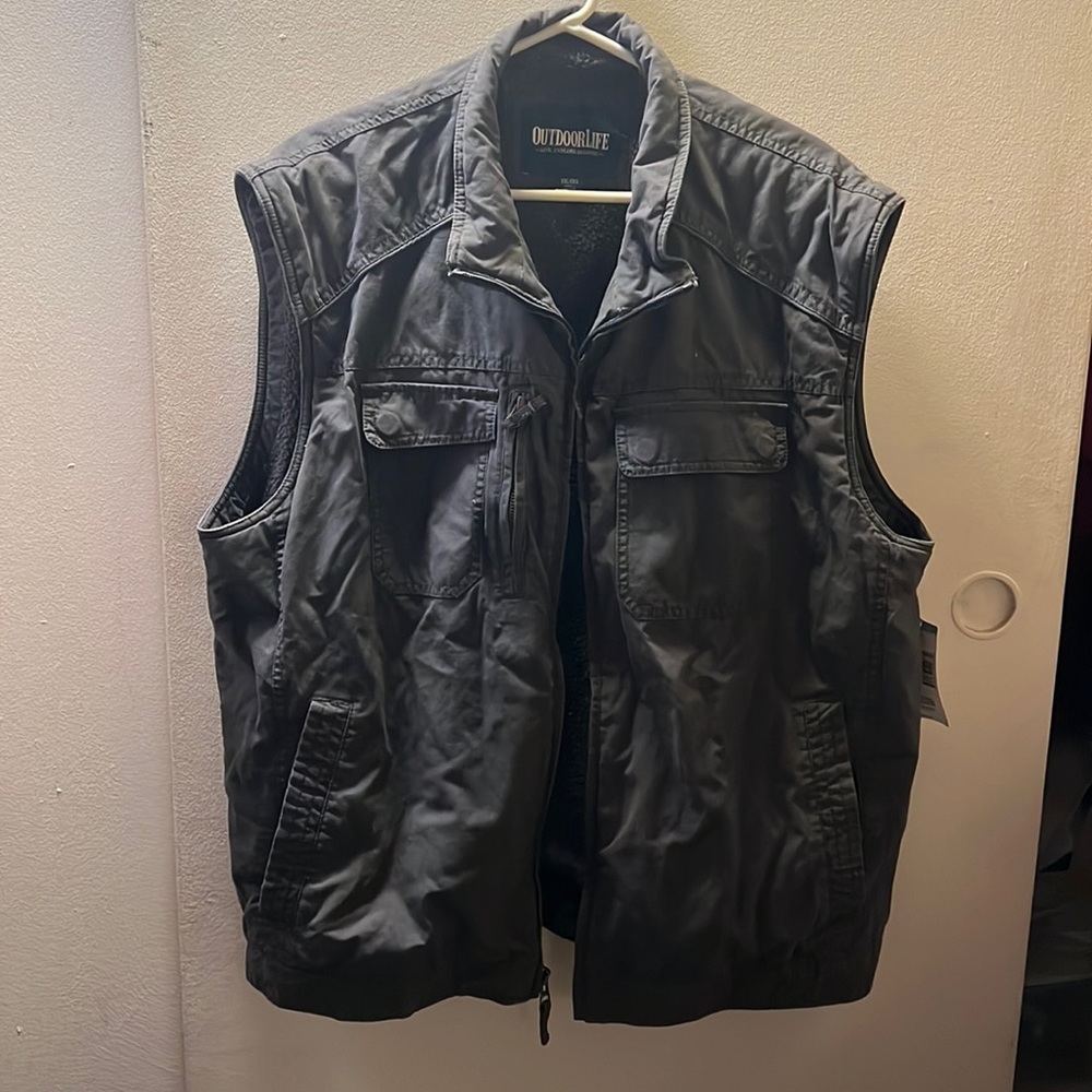 Brand new fleece lined vest
